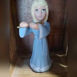 Vintage Scioto Ceramic Girl with Flute